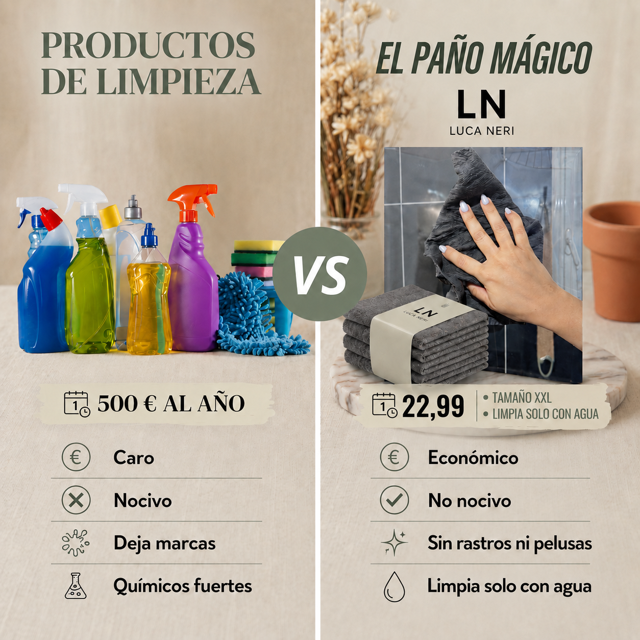 Paños Mágicos Luca Neri